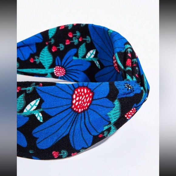 Boho floral print headband - Picture 3 of 3
